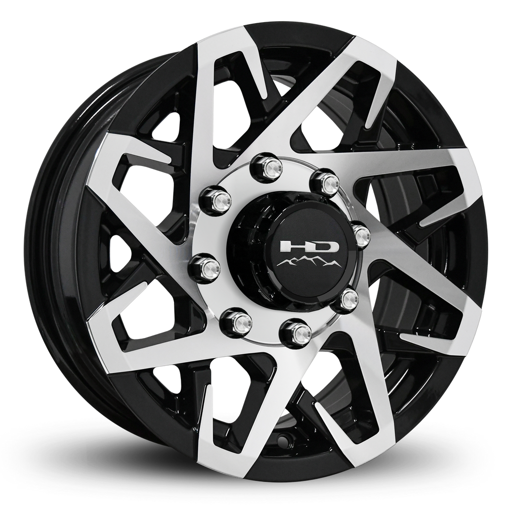 HD Trailer | Canyon - Gloss Black Machined Face | 8 lug