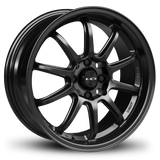 HD Wheels Clutch 17x7.5 +42 4x100/4x114.3mm 73.1mm Satin Black