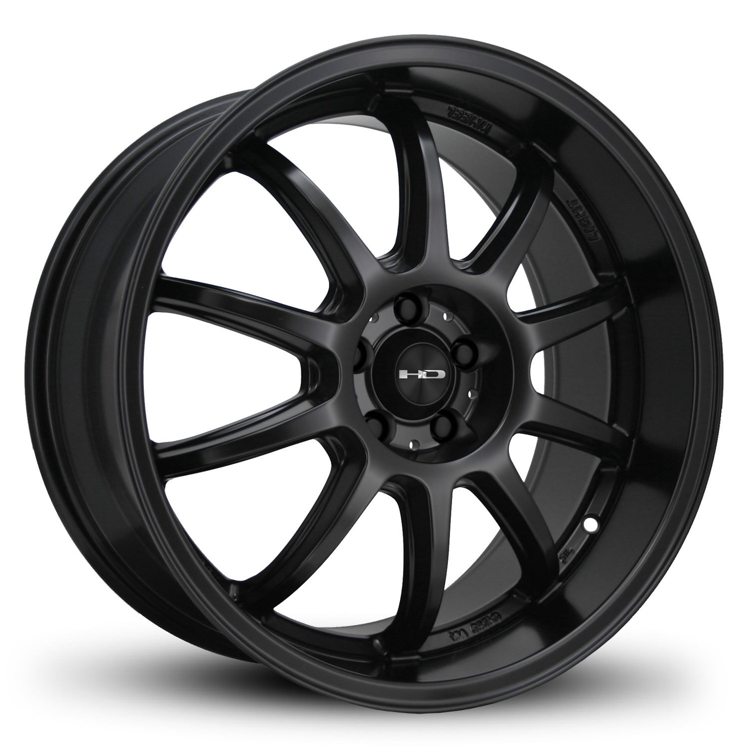 HD Wheels Clutch 18x9 +40 5x114.3mm 73.1mm Satin Black