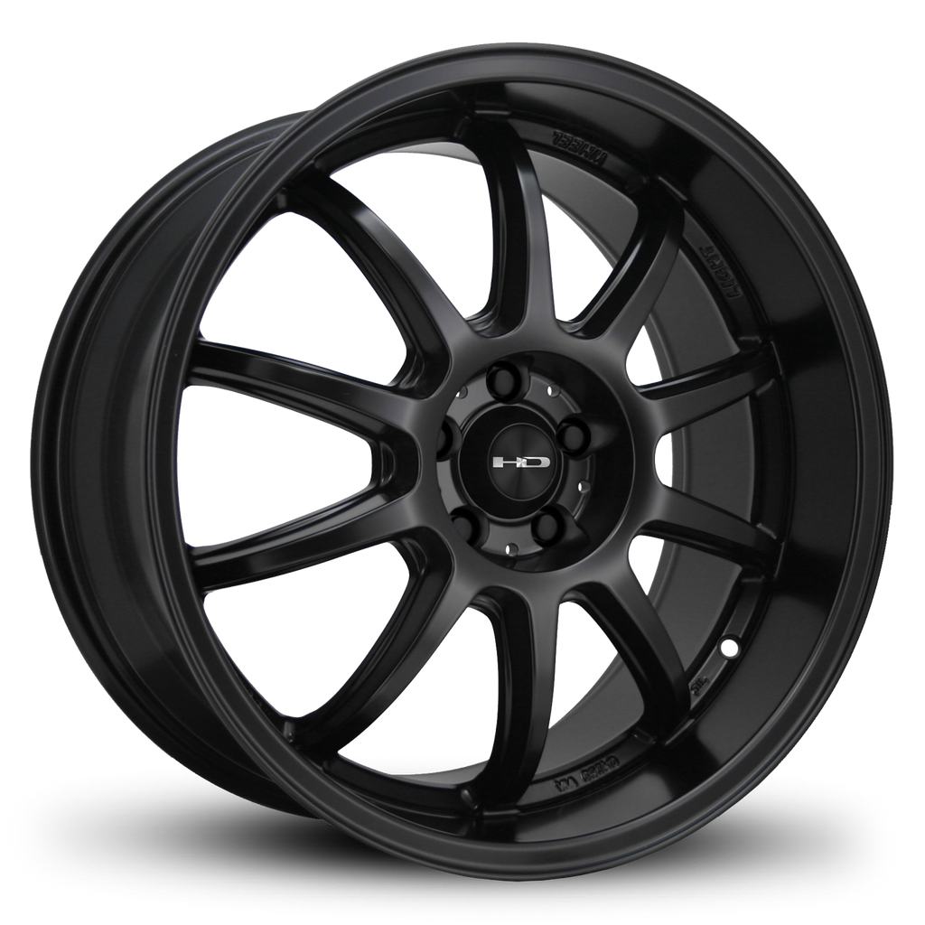 HD Wheels Clutch 20x8.5 +20 5x114.3mm 73.1mm Satin Black