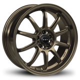 HD Wheels Clutch 15x6.5 +40 5x100/5x114.3mm 73.1mm Satin Bronze