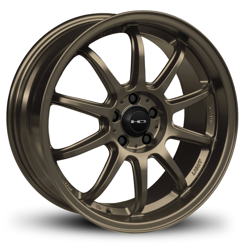 HD Wheels Clutch 18x9 +25 5x114.3mm 73.1mm Satin Bronze