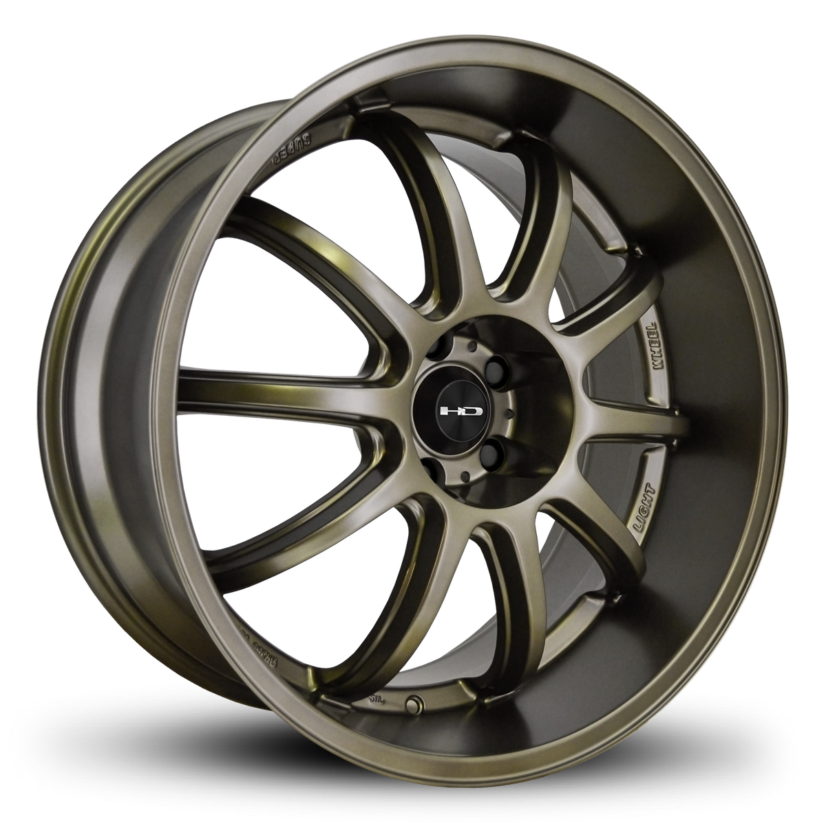 HD Wheels Clutch 20x10 +42 5x120mm 74.1mm Satin Bronze