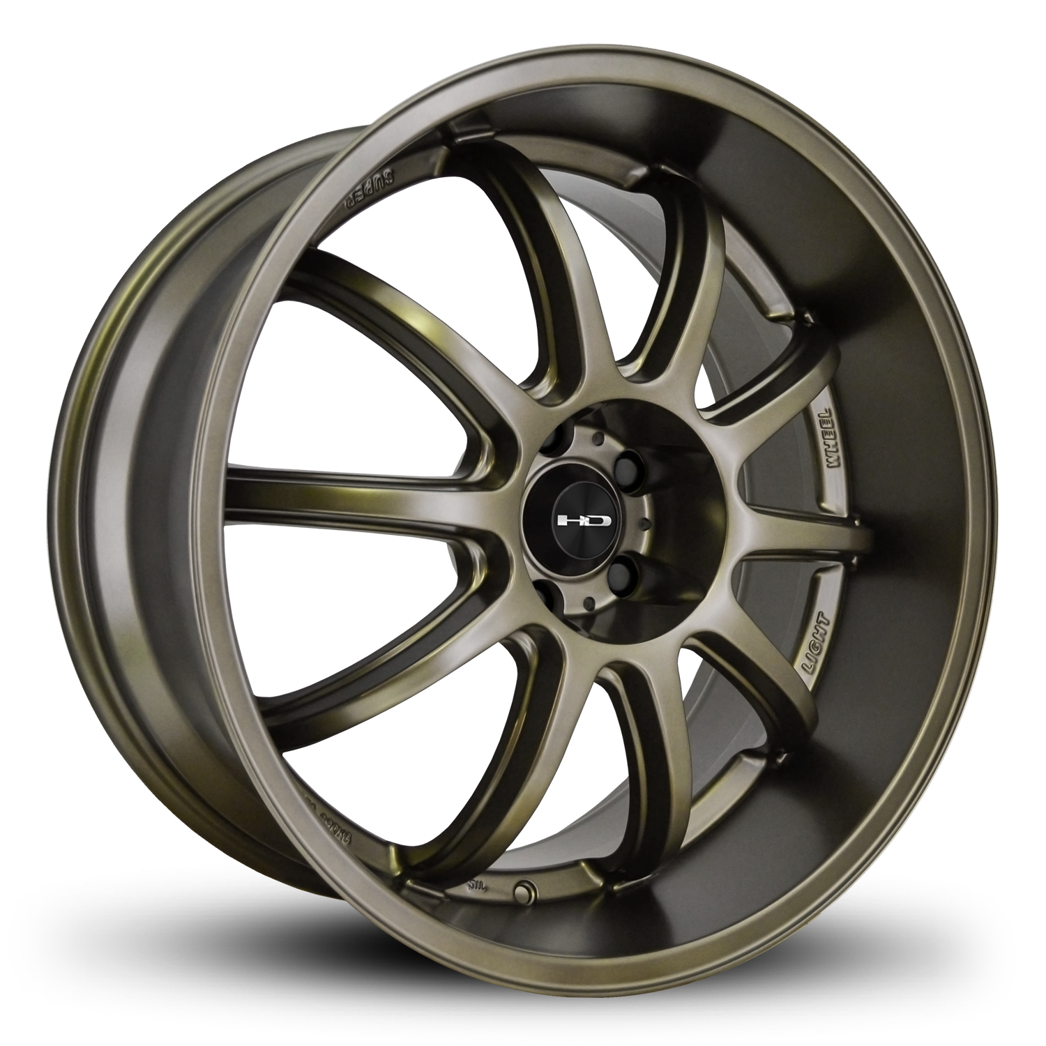 HD Wheels Clutch 20x10 +42 5x114.3mm 73.1mm Satin Bronze