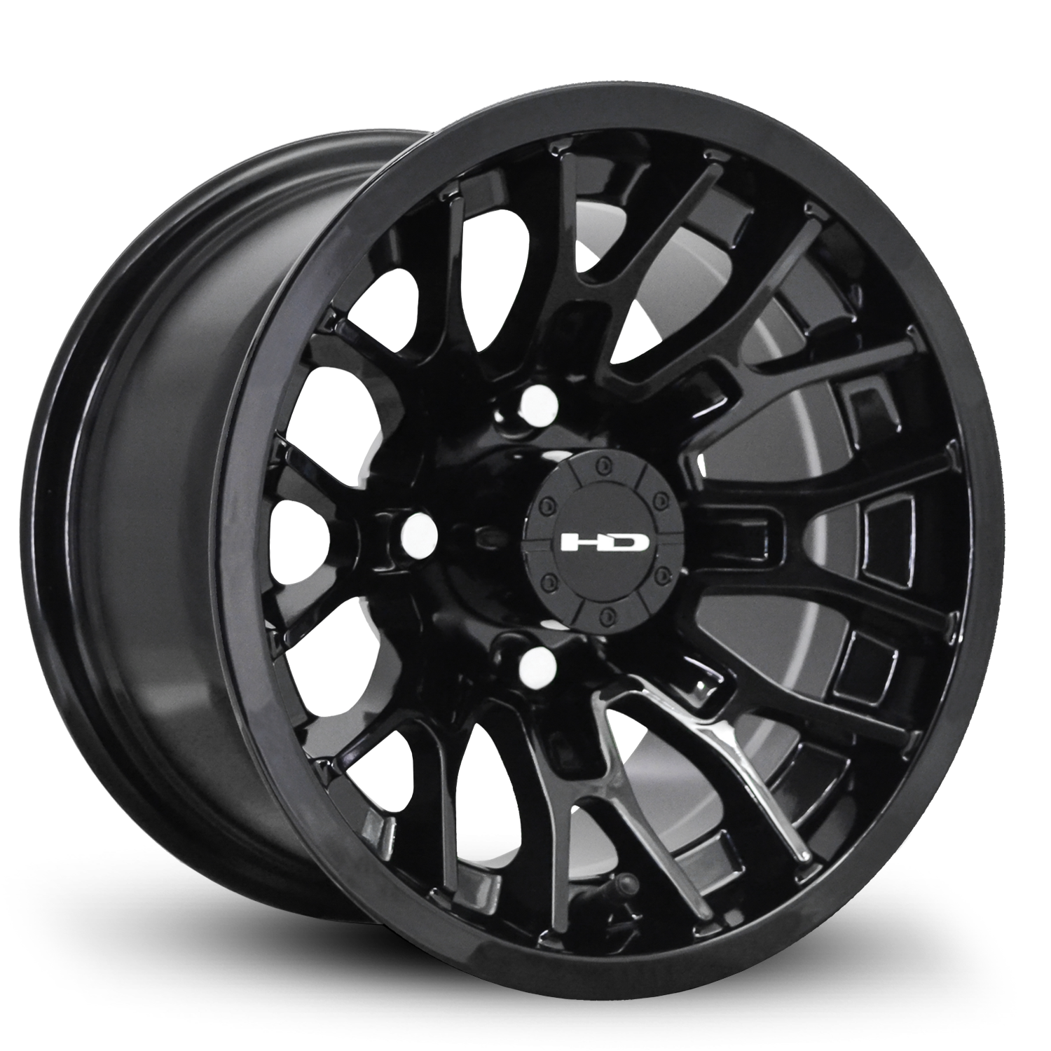 HD Golf RTC 12x7 -14 4x101.6mm 68.2mm Gloss Black