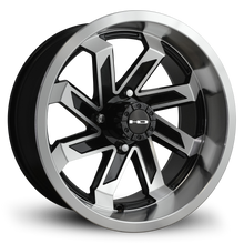 Load image into Gallery viewer, HD Golf Saw 12x7 -14 4x101.6mm 68.2mm Gloss Black/Machined Face&amp;Lip
