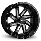 HD Golf Saw 14x7 -14 4x101.6mm 68.2mm Gloss Black/Milled Face