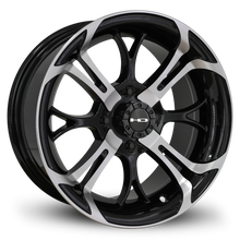 Load image into Gallery viewer, HD Golf Spinout 14x7 -10 4x101.6mm 68.2mm Gloss Black/Machined Face