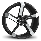 HD Wheels Kink 20x8.5 +35 5x114.3mm 73.1mm Satin Black/Machined Face