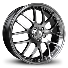 Load image into Gallery viewer, HD Wheels MSR 18x7.5 +38 5x112mm 73.1mm Gloss Black/Mchnd Fc Chr/Riv