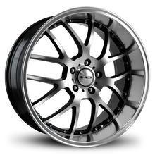Load image into Gallery viewer, HD Wheels MSR 20x10 +42 5x112mm 73.1mm Gloss Black/Mchnd Fc Chr/Riv