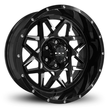 Load image into Gallery viewer, HD Offroad Caliber 20x10 -25 8x165mm 125mm Gloss Black/Milled Face