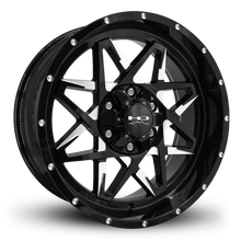 Load image into Gallery viewer, HD Offroad Caliber 20x9 -10 6x135/6x139.7mm 106.2mm Gloss Black/Milled Face
