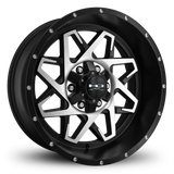 HD Offroad Caliber 20x10 -25 6x135/6x139.7mm 106.2mm Satin Black/Machined Face