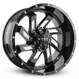 HD Offroad Saw 20x10 -25 8x170mm 125.1mm Gloss Black/Milled Face