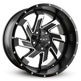 HD Offroad Saw 20x10 -25 5x127/5x139.7mm 78.1mm Satin Black/Machined Face