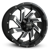 HD Offroad Saw 20x9 +0 6x135/6x139.7mm 106.2mm Satin Black/Machined Face