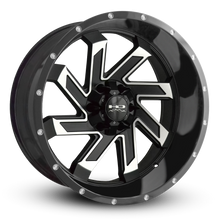 Load image into Gallery viewer, HD Offroad Saw 22x10 -10 6x135/6x139.7mm 106.2mm Satin Black/Machined Face