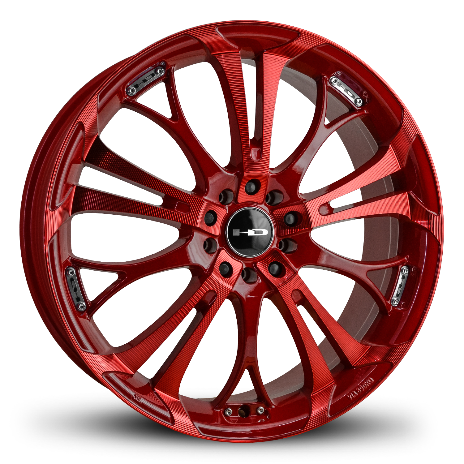 HD Wheels Spinout 18x7.5 +35 5x120/5x114.3mm 74.1mm Sonic Red