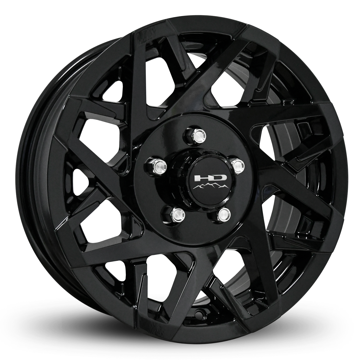 HD Trailer Canyon 14x5.5 +0 5x114.3mm 83mm Gloss Black