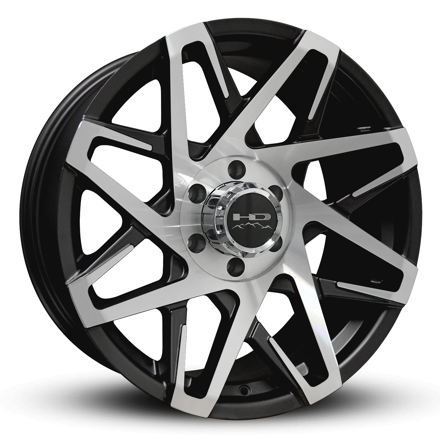 HD Trailer Canyon 20x9 +0 6x139.7mm 108mm Gloss Black Machined Face