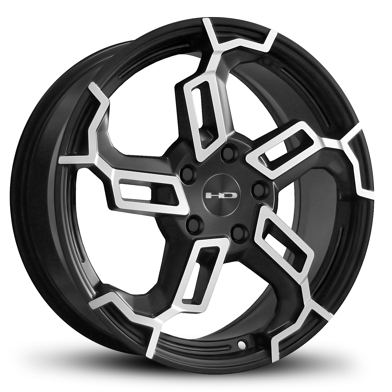 HD Wheels Switch 17x7 +40 5x120mm 73.1mm Satin Black Machined Face