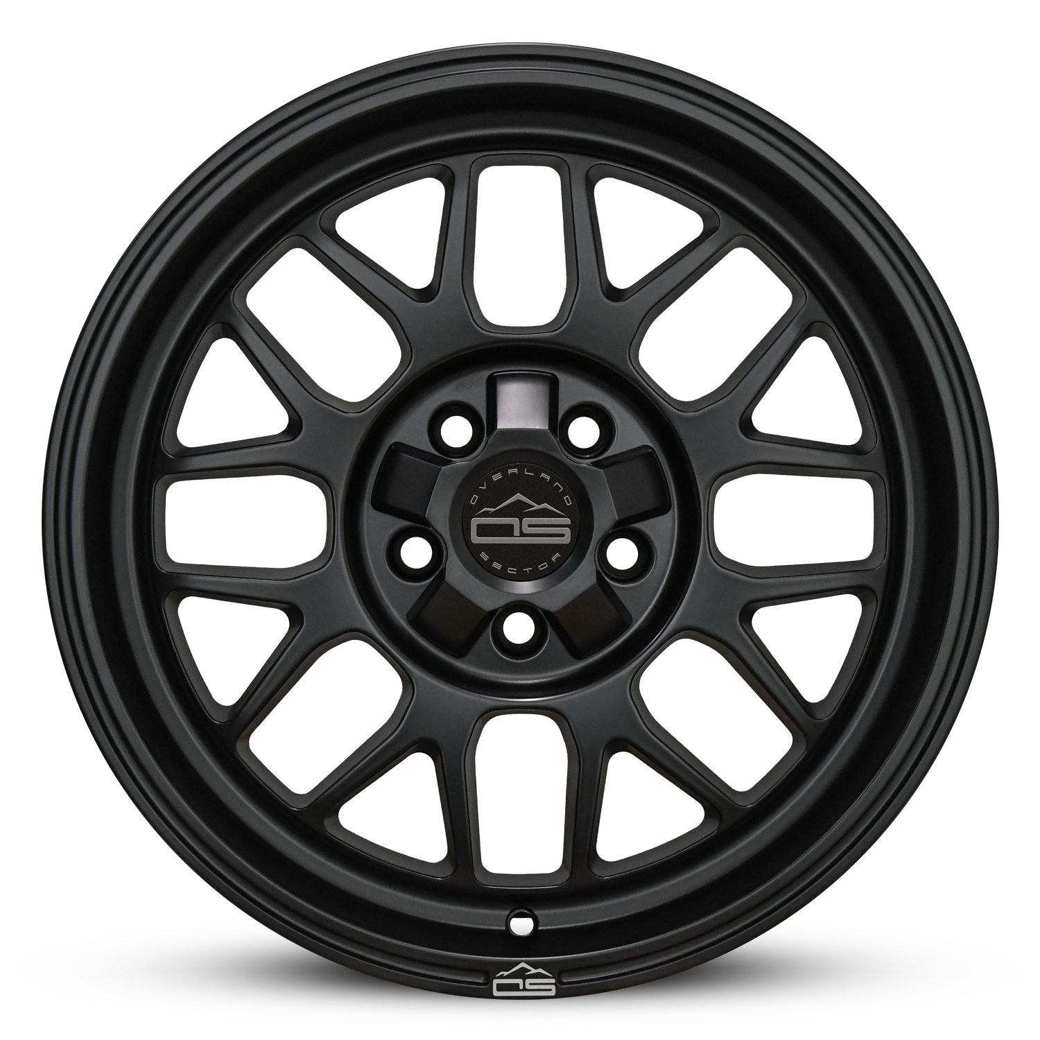 Overland Sector Hyperdrive Flow Formed 17x8.5 +25 5x108/5x114.3 73.1mm All Satin Black