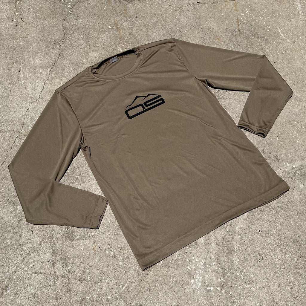 Official OVERLAND SECTOR Lightweight Moisture Wicking Long Sleeve Tee