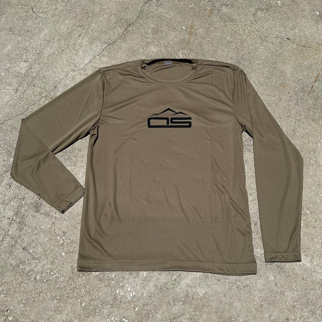 Official OVERLAND SECTOR Lightweight Moisture Wicking Long Sleeve Tee