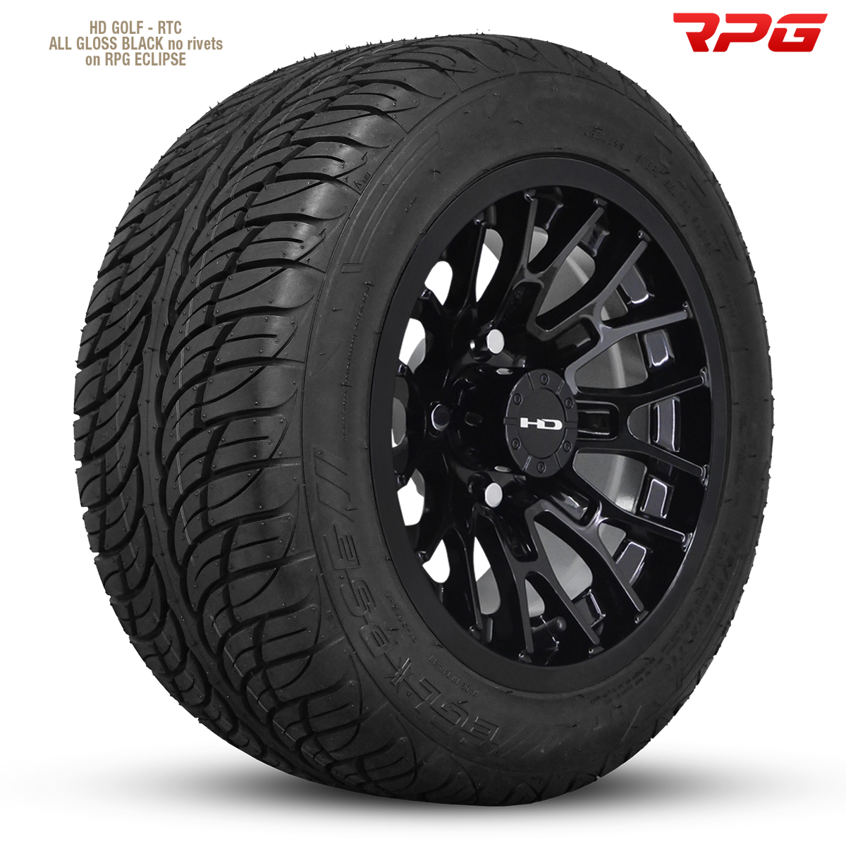 HD Golf RTC 14x7 -14 4x101.6mm 68.2mm Gloss Black