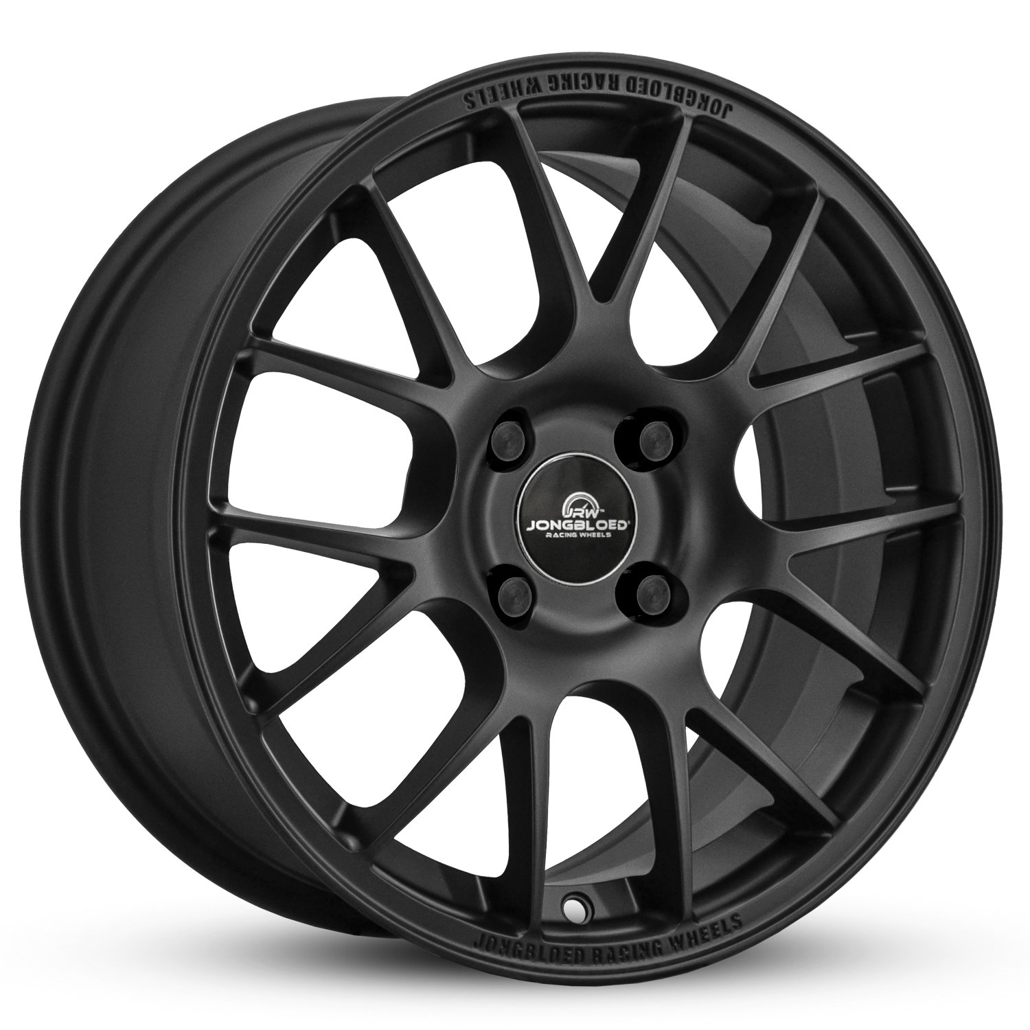 Jongbloed Racing Wheels SPEC MIATA / PTS in 15x7.0 4x100 for the Mazda Miata & MX-5 in All Satin Black NASA SCCA
