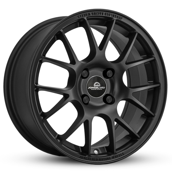 Jongbloed Racing Wheels SPEC MIATA / PTS in 15x7.0 4x100 for the Mazda Miata & MX-5 in All Satin Black NASA SCCA