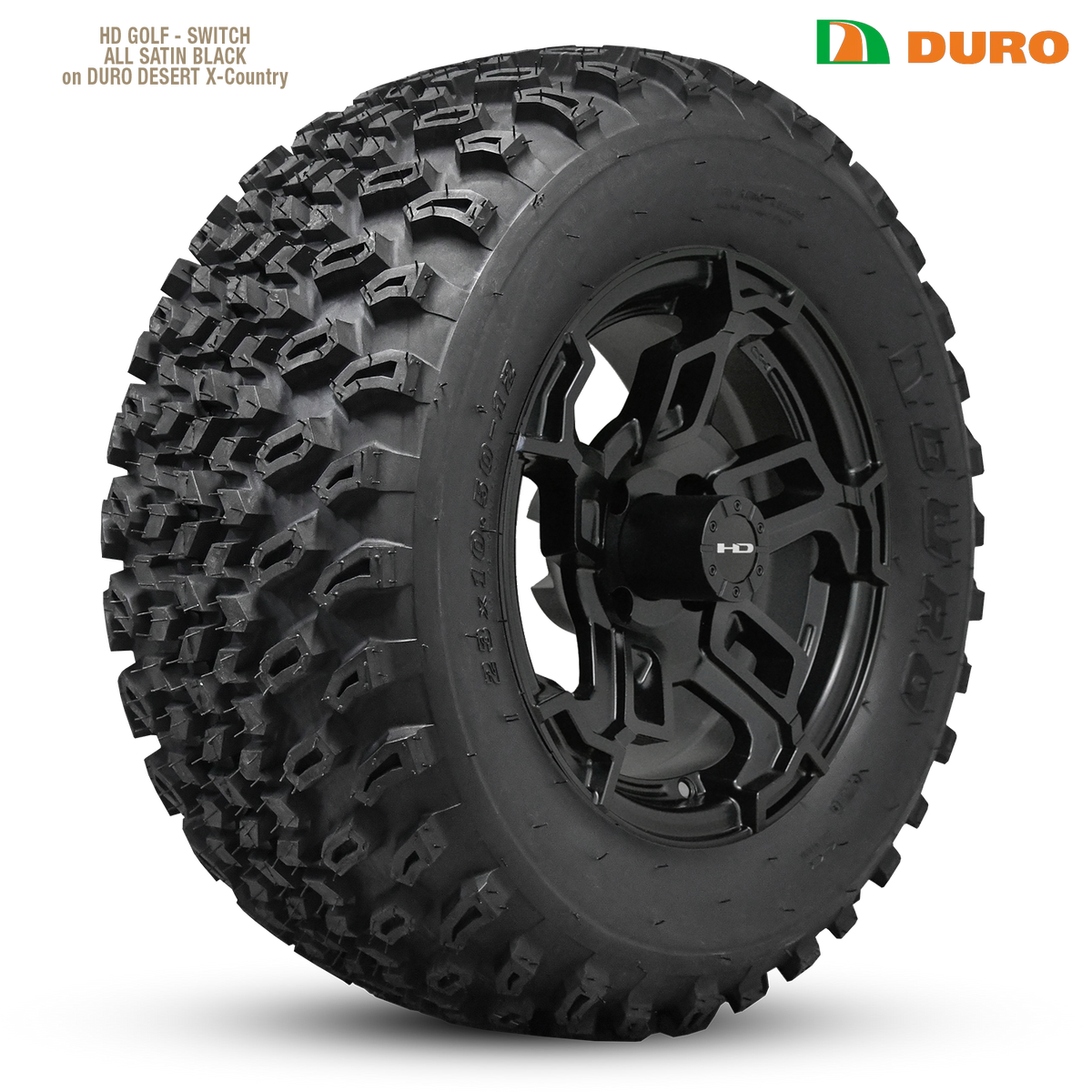 HD Golf Switch 14x7 -14 4x101.6mm 68.2mm Satin Black