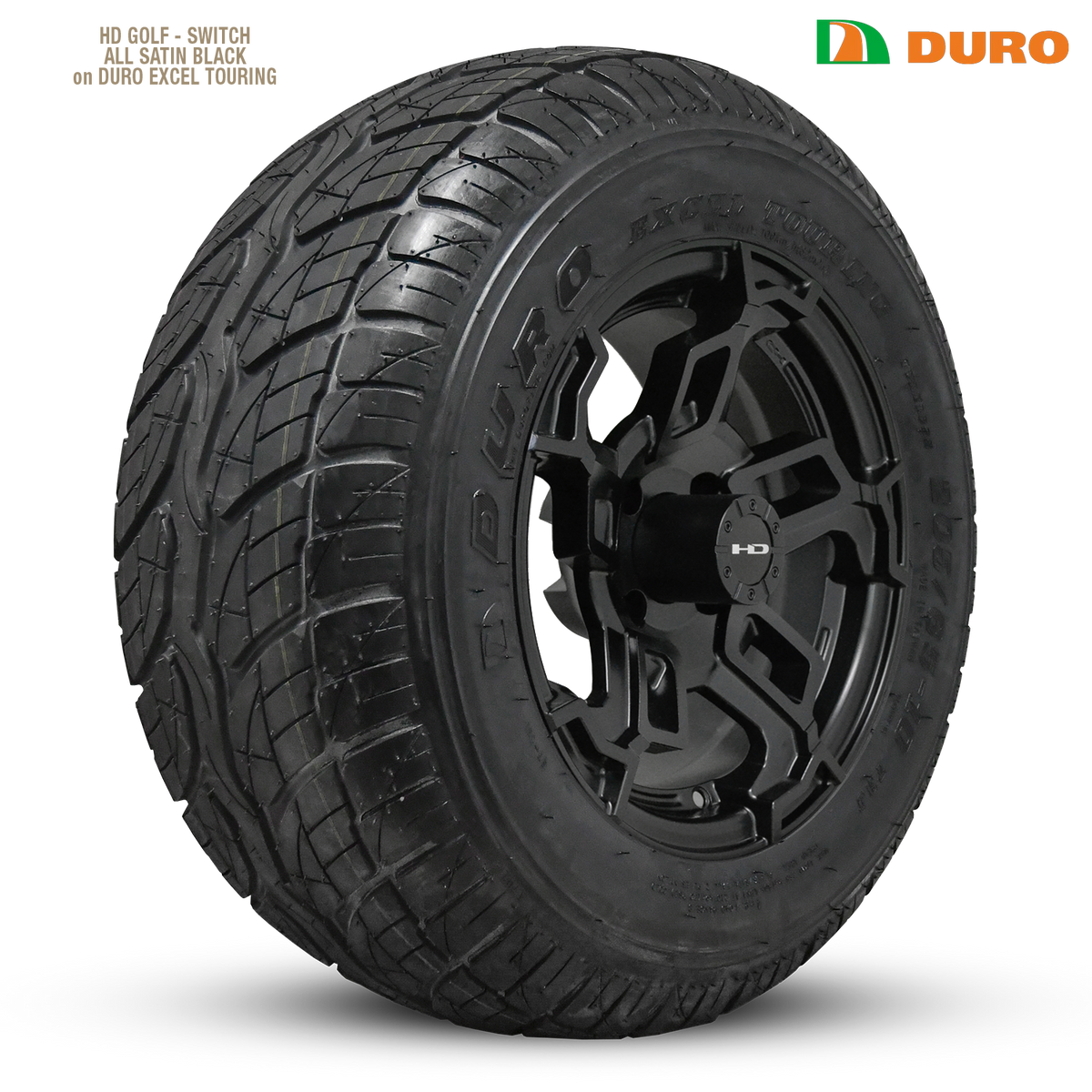 HD Golf Switch 14x7 -14 4x101.6mm 68.2mm Satin Black