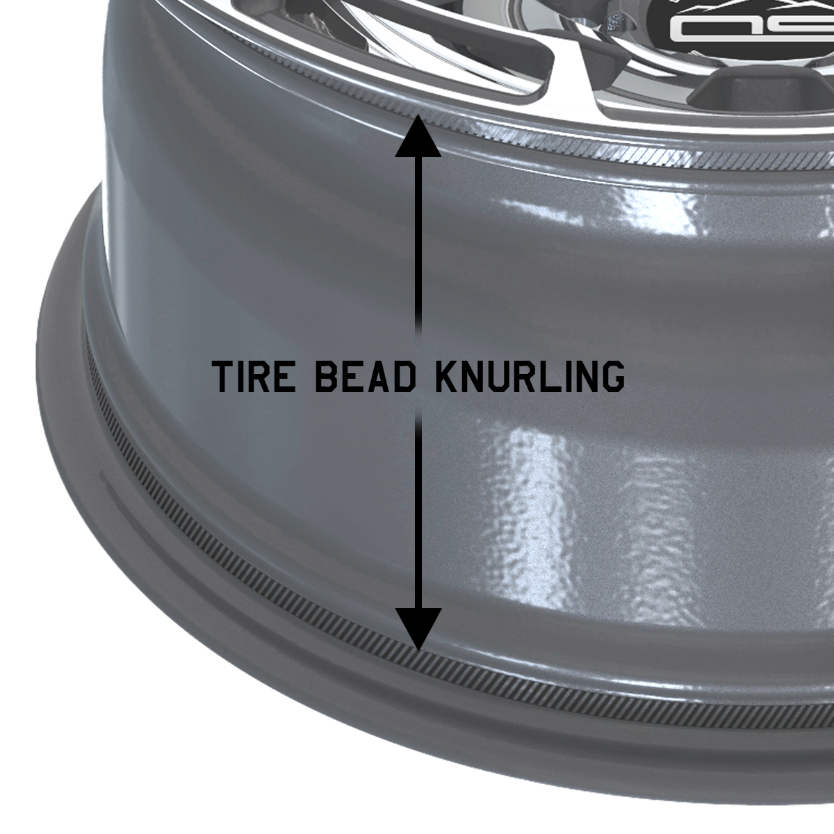 Overland Sector Badlander Forged 17x9 -18 5x127mm 71.5mm Gloss Gun Metal Machined Face
