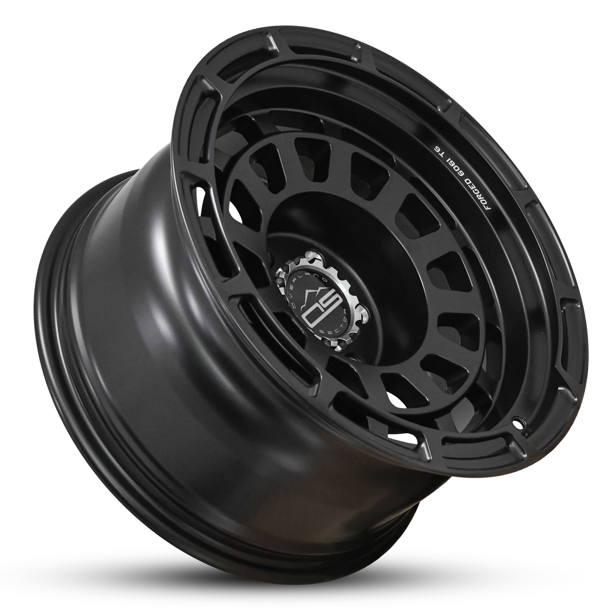 Overland Sector Badlander Forged 17x9 -35 6x139.7mm 106.1mm All Satin Black