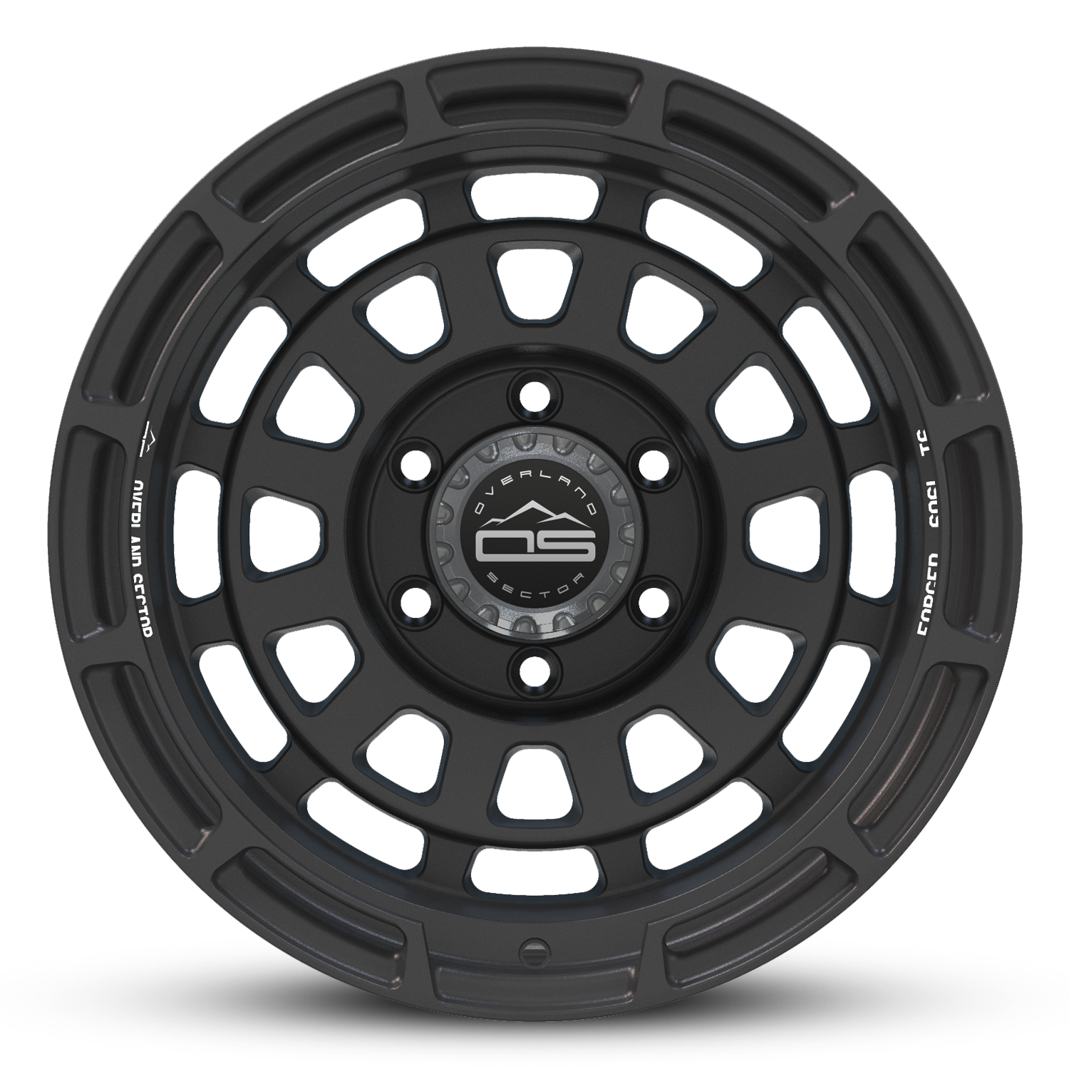 Overland Sector Badlander Forged 17x9 +0 6x135/6x139.7mm 106.1mm All Satin Black
