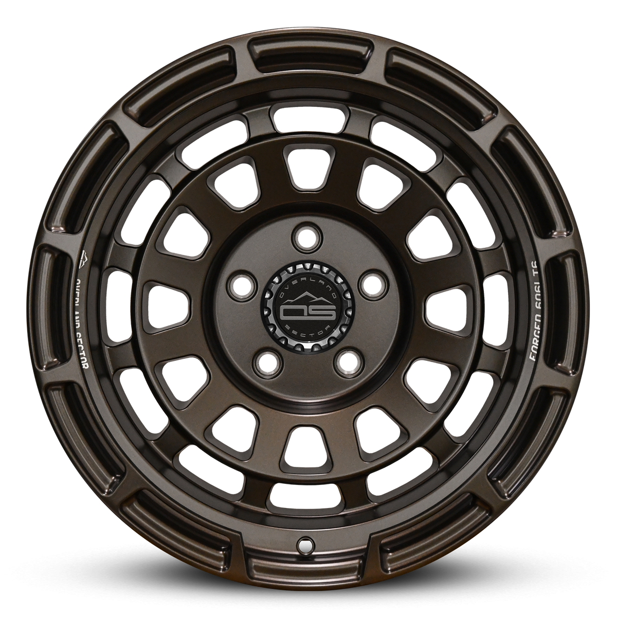 Overland Sector Badlander Forged 17x9 -18 5x127mm 71.5mm All Satin Bronze