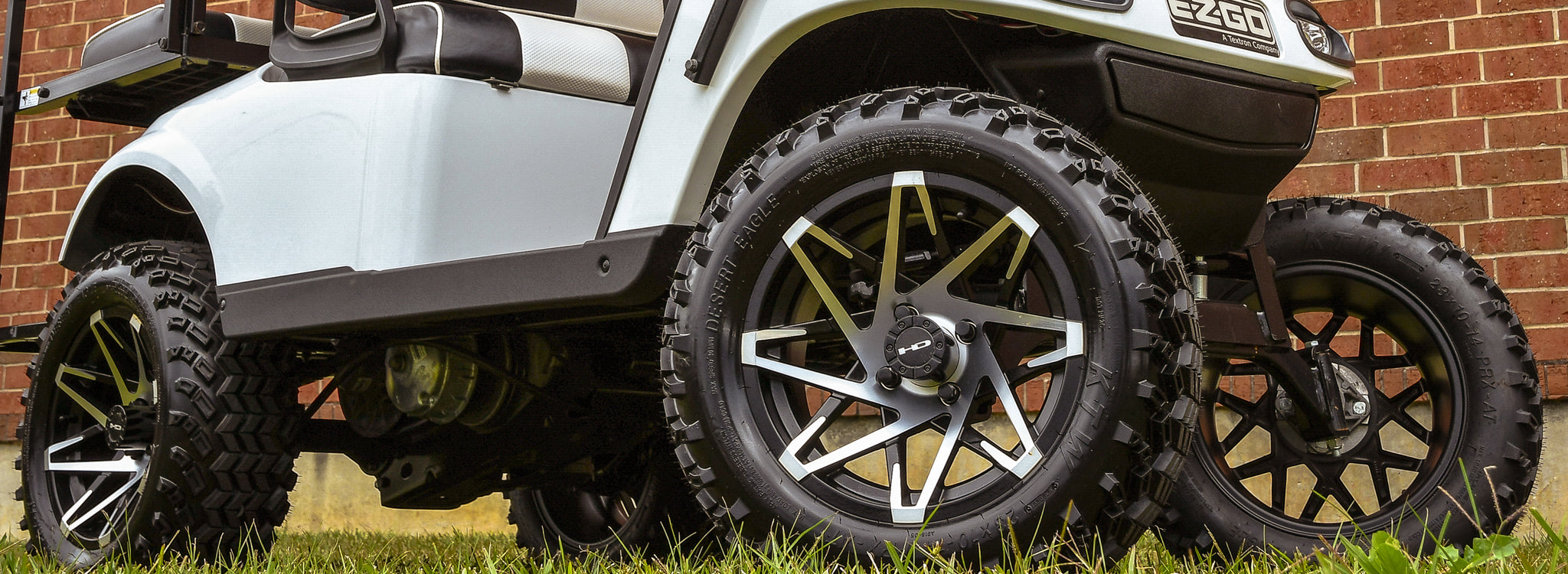 HD Golf Wheels Canyon Satin Black Machined Face