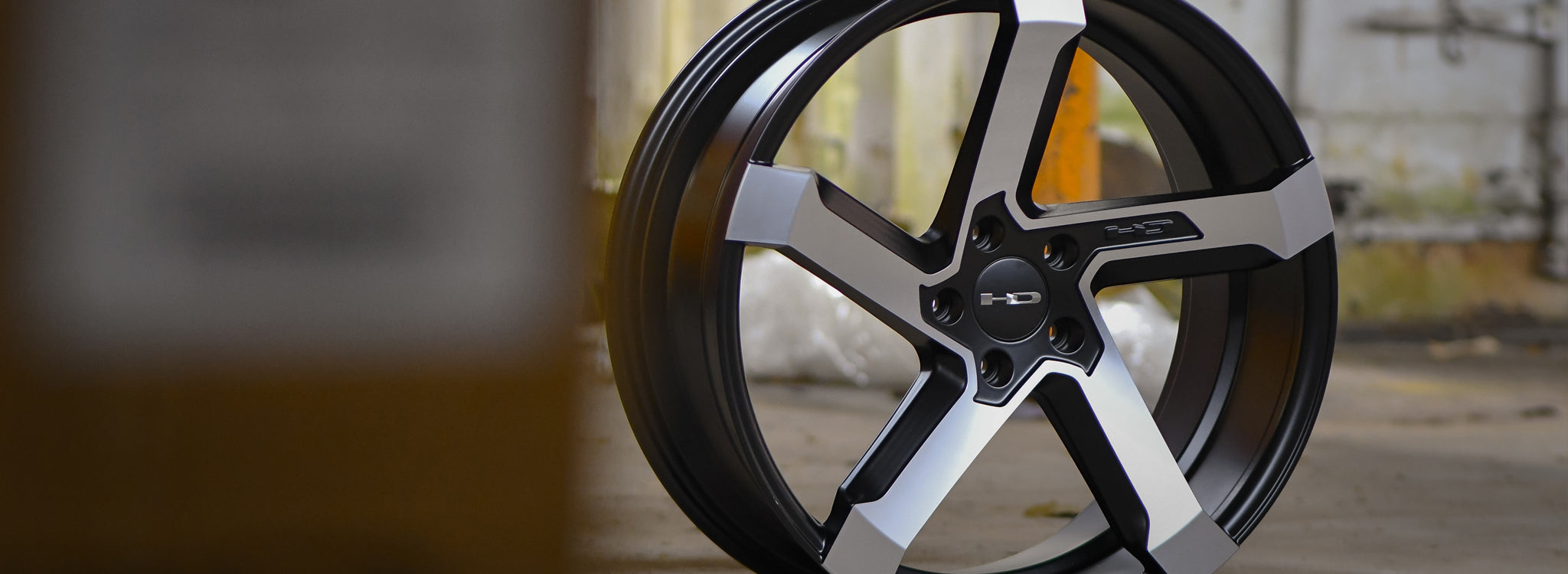 HD Wheels Kink Satin Black Machined Face