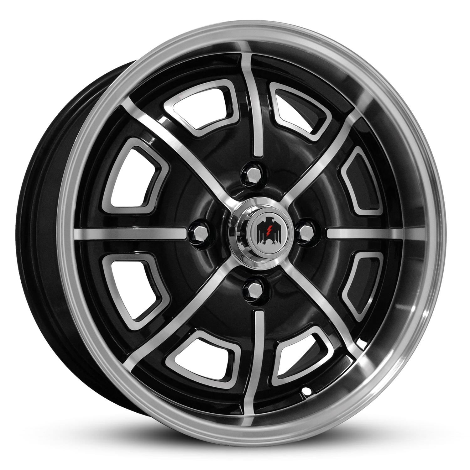 Klassik Rader Pedrini 17x7 +40 4x130mm Gloss Black/Full Machined