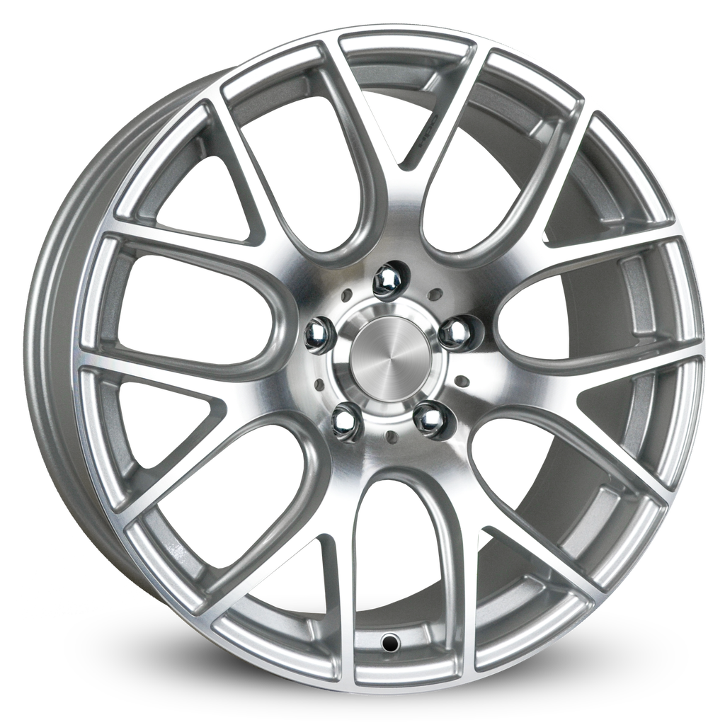 Klassik Rader Pro Spoke 19x8.5 +35 5x112mm Gloss Silver/Machined Face