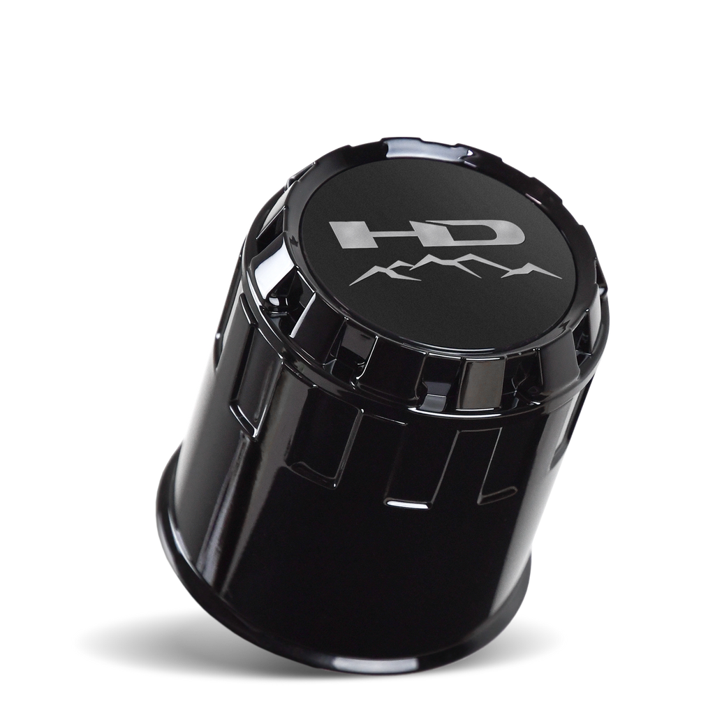 HD Off-Road / HD Trailer Push Through ABS Plastic Wheel Center Cap With Removable Top for Hub Service Access
