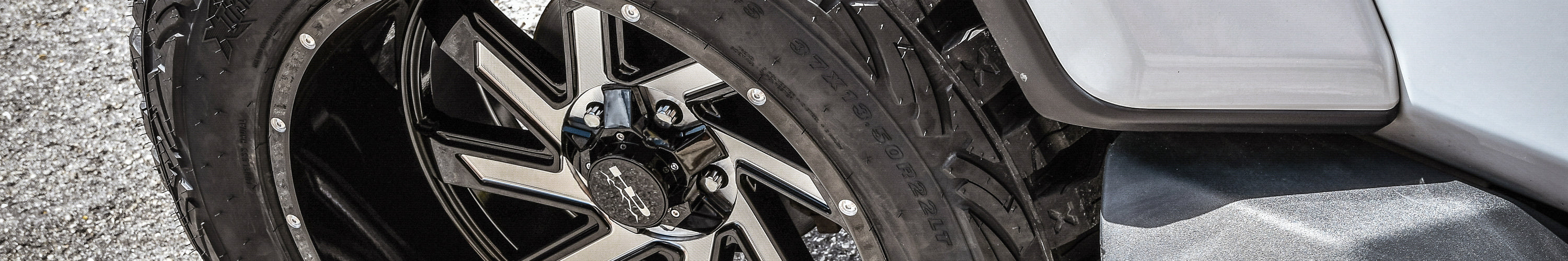 HD Off-Road Wheels Saw Gloss Black Milled Face Banner