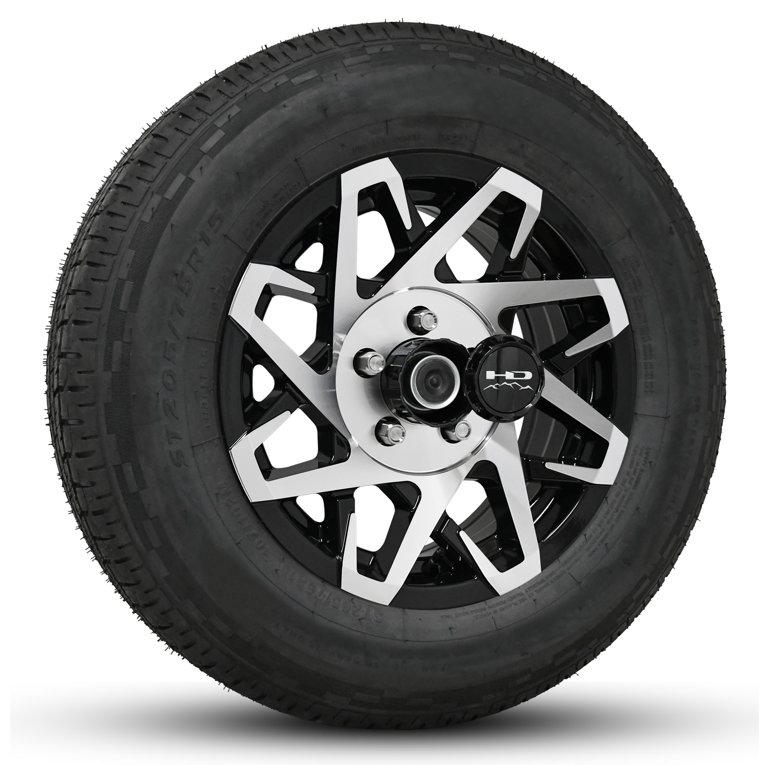 HD Trailer Serviceable Trailer Wheel Rim Center Hub Cap with Removable End for Easy Access to Service Axle Bearing Buddy without having to remove the wheel. 