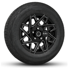 Load image into Gallery viewer, HD Trailer Serviceable Trailer Wheel Rim Center Hub Cap with Removable End for Easy Access to Service Axle Bearing Buddy without having to remove the wheel. 