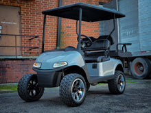 Load image into Gallery viewer, Shop the HD Golf Wheels SAW Gloss Black Machined Face &amp; Lip online today for your Club Car, Cushman, EZGO, ICON EV, Garia, Massimo, Polaris, or Yamaha Golf Cart.
