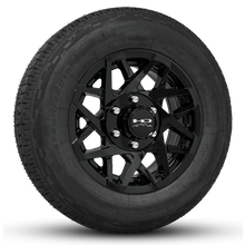 Load image into Gallery viewer, Shop Online for Trailer Wheel Rim &amp; Tire Packages at HD Trailer for 15x6.0 in 6-Lug Bolt Patterns All Gloss Black Wheels