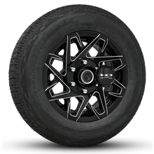 Load image into Gallery viewer, HD Trailer Serviceable Trailer Wheel Rim Center Hub Cap with Removable End for Easy Access to Service Axle Bearing Buddy without having to remove the wheel.