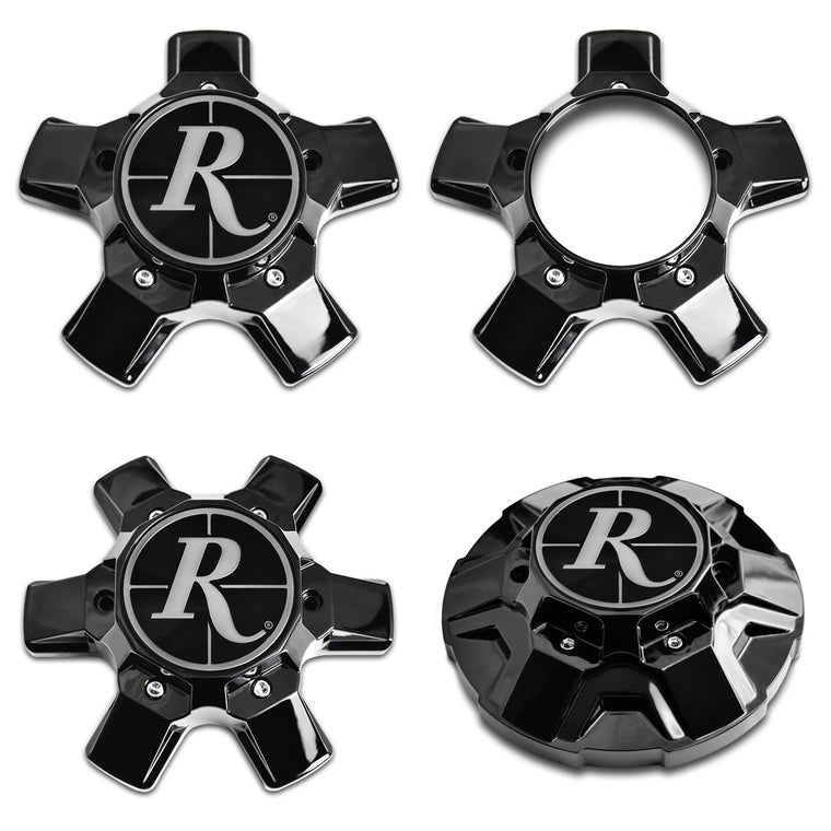 Remington Off-Road – Gloss Black V2 Hybrid Off-Road Truck Wheel Caps